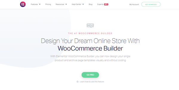 WooCommerce Builder par Elementor est un autre élément essentiel dont vous avez besoin pour configurer la boutique en ligne de vos rêves